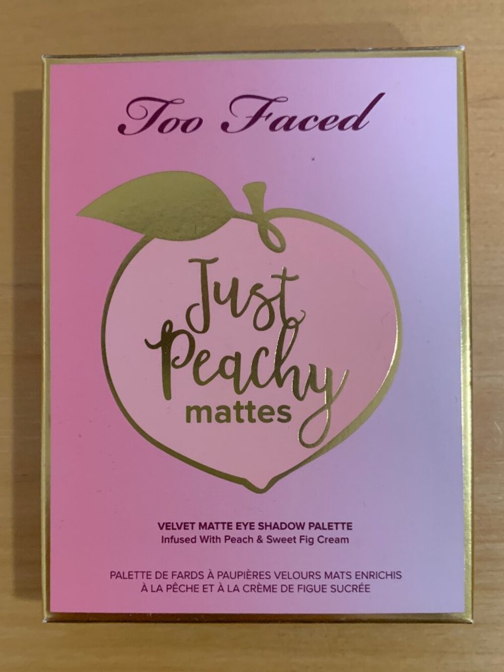 NEW Too Faced Just Peachy Mattes Eyeshadow Palette